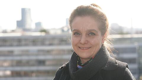 Baureferentin Jeanne-Marie Ehbauer beim Fototermin mit der AZ.