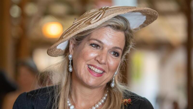 Königin Máxima strahlt. Königin Máxima strahlt.