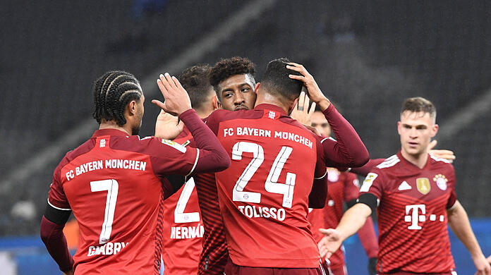 Der FC Bayern fuhr am Sonntag einen souveränen 4:1-Sieg bei der Hertha ein.