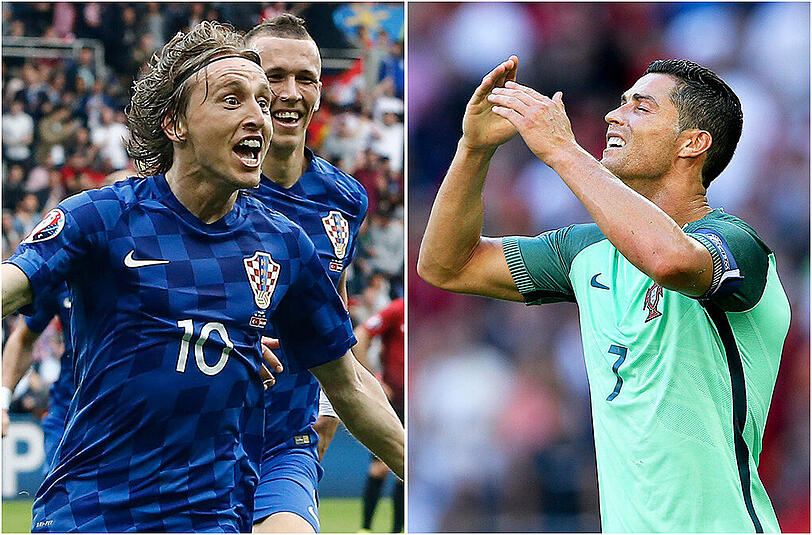Das Duell der EM-Geheimfavoriten Kroatien und Portugal läuft im ZDF.