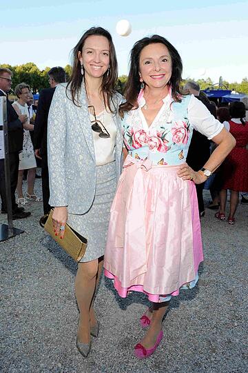 Uschi von Dämmrich Luttitz und Tochter Stephanie.