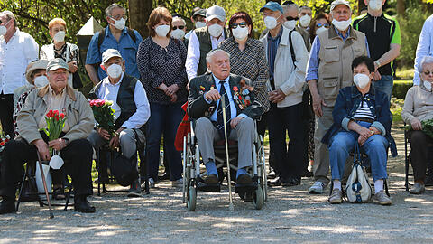 David Dushman starb in München. Die ist das letzte Foto von ihm. Es entstand am 9. Mai auf dem Neuen Israelitischen Friedhof bei der alljährlichen Gedenkfeier.