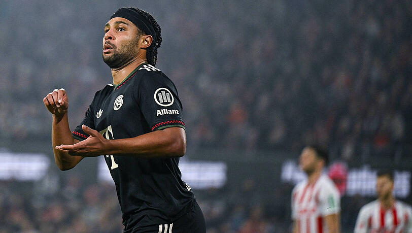 Serge Gnabry traf gegen K&ouml;ln mit einer ganz besonderen Schusstechnik.