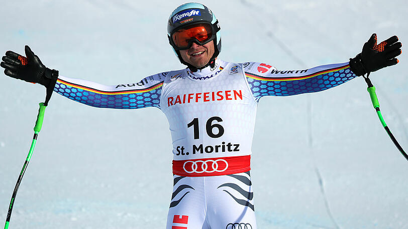 Andreas Sander landete bei der WM-Abfahrt auf Platz acht.