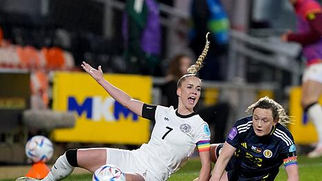 Fordert Zusammenhalt gegen Sexismus: DFB-Kapitänin Giulia Gwinn.