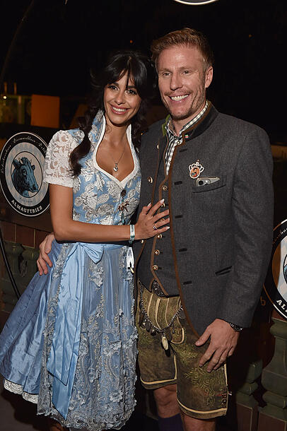 Parishee Towakolian und Christian Lell beim Almauftrieb 2024 in der Käfer Wiesn-Schänke Parishee Towakolian und Christian Lell beim Almauftrieb 2024 in der Käfer Wiesn-Schänke