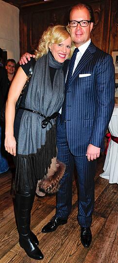 Kufflers Nachbarn: Herrenausstatter Max Dietl mit Frau Inge.