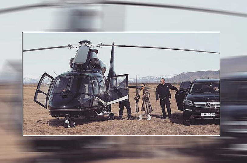 Ist dies wirklich nur Kim Kardashians Privatjet...