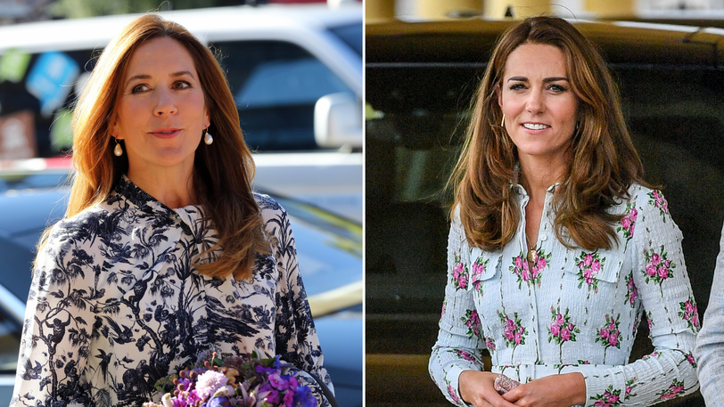 Wer kopiert hier wen? Prinzessin Mary von Dänemark und Herzogin Kate sehen fast aus wie Schwestern.