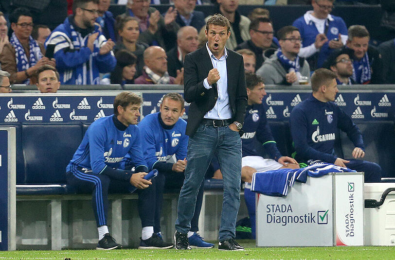 Will weiter jubeln: Schalke-Trainer Markus Weinzierl.