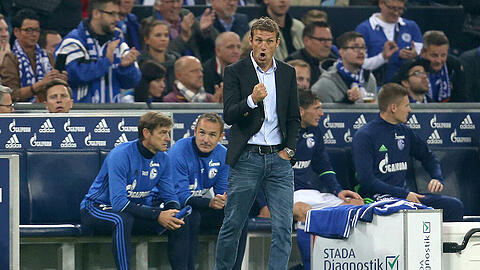 Will weiter jubeln: Schalke-Trainer Markus Weinzierl.