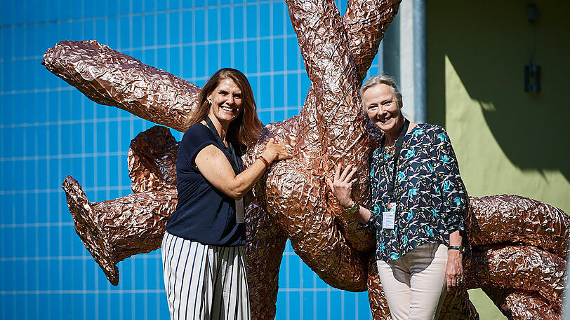 Corinna Binzer und Prinzessin Uschi zu Hohenlohe.