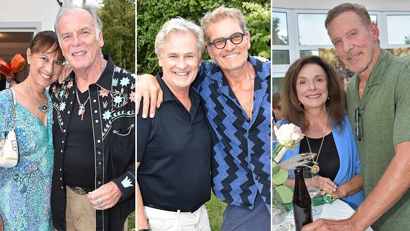 Auf dieser Promi-Gartenparty in M&uuml;nchen tummeln sich zahlreiche VIPs &ndash; und ein Gladiator.