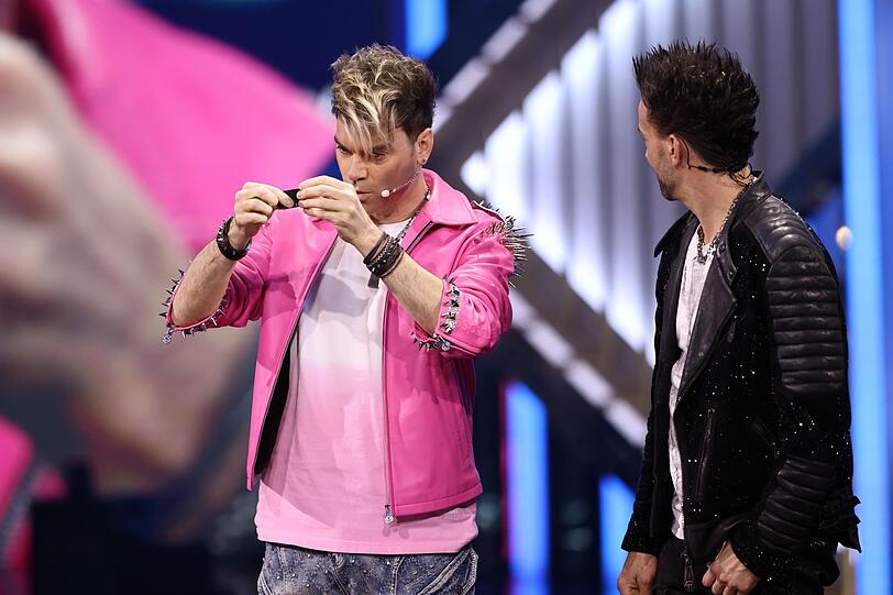 Die Ehrlich Brothers - Chris (links) und Andreas - traten zuletzt auch beim Deutschen Fernsehpreis im September in K&ouml;ln auf.