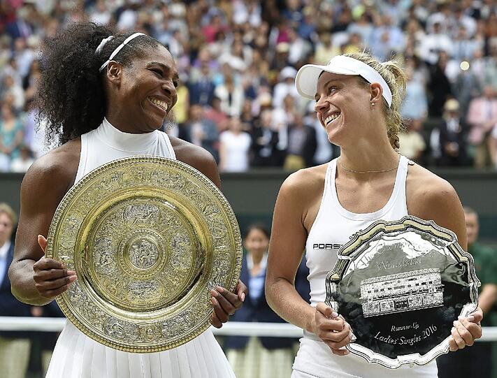 161 Tage nach ihrem ersten Grand-Slam-Triumph bei den Australian Open verlor Kerber das hochklassige Finale des bedeutendsten Turniers der Welt gegen Branchenführerin Serena Williams mit 5:7, 3:6.