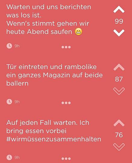 #wirmüssenzusammenhalten - die Jodler raten dem OJ zu warten. Oder die Türe einzutreten.