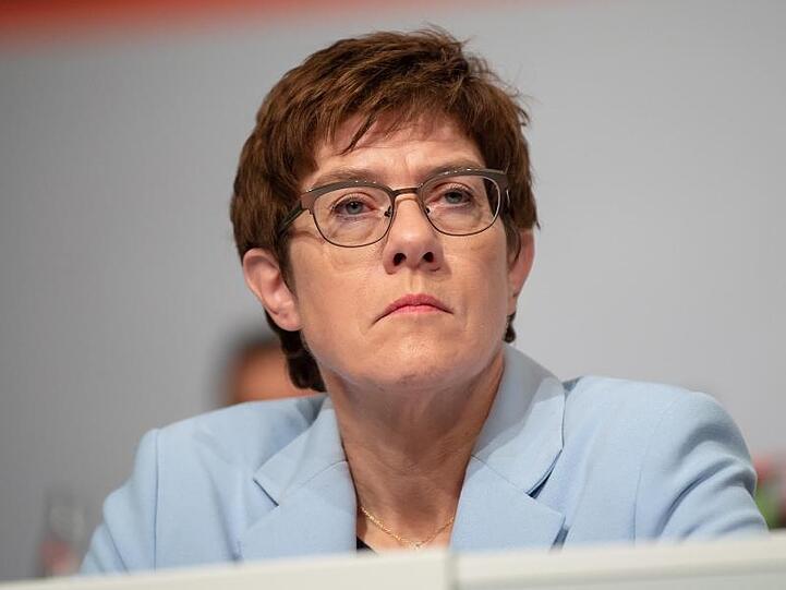 CDU-Chefin Annegret Kramp-Karrenbauer bei einer Veranstaltung Ende September in Kassel.