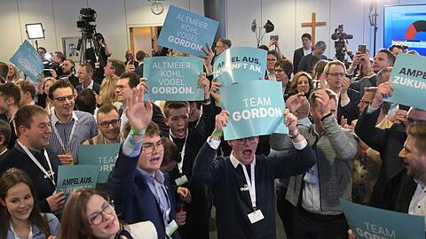 Die CDU kann jubeln nach der Lamdtagswahl in Rheinland-Pfalz.