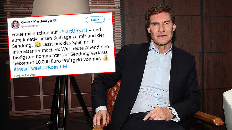Maschmeyer verspricht 10.000 Euro für den fiesesten Tweet.