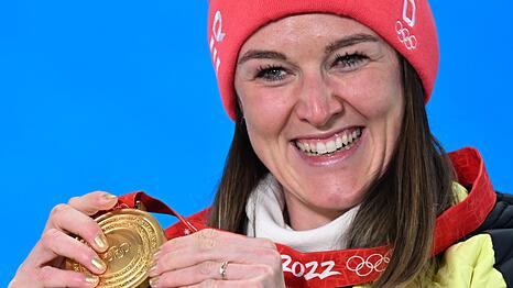 Die ehemalige Biathletin Denise Herrmann-Wick erwartet zum zweiten Mal Nachwuchs.