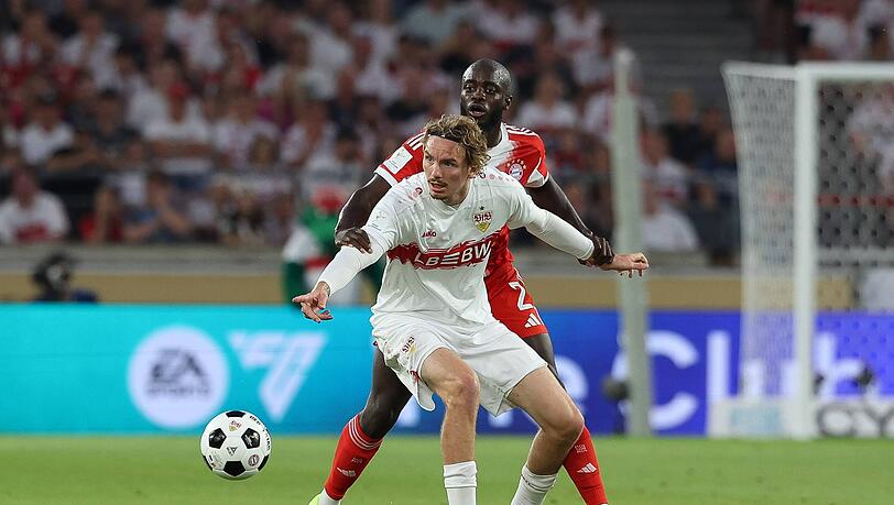 Lieferte sich hitzige Duelle mit Nick Woltemade: Dayot Upamecano.