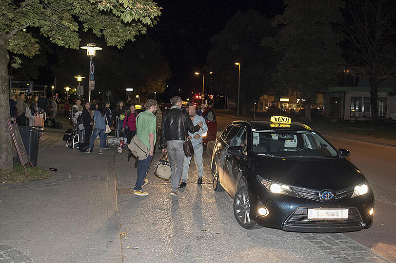 Gleiches Bild auf der deutschen Seite. In Freilassing ist Endstation.