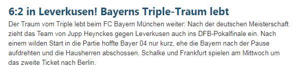 kicker.de hat auch noch den Triple-Traum im Fokus.