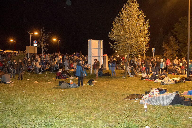 Katastrophale Zustände am Grenzübergang Freilassing. Die Bilder!