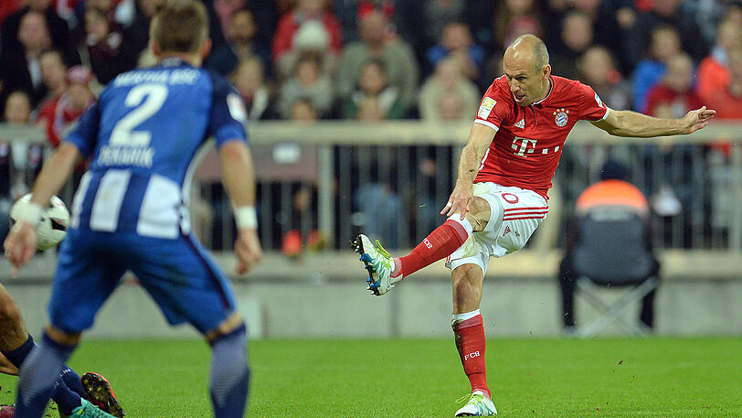 Comeback nach Maß: Arjen Robben erzielte im September nur sieben Minuten nach seiner ersten Einwechslung seit 200 Tagen ein Tor.