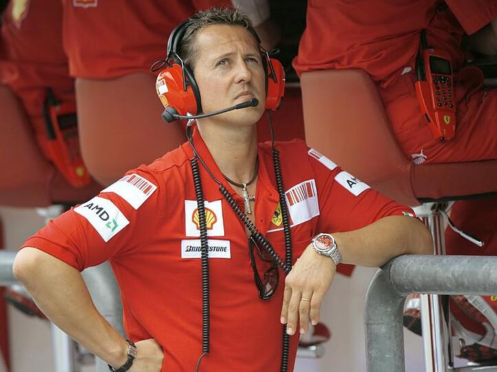 Darf nicht auf der Piste üben: Formel1-Rückkehrer Michael Schumacher.