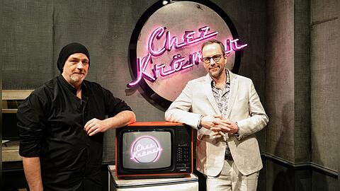 Torsten Sträter und Kurt Krömer in der Sendung "Chez Krömer".