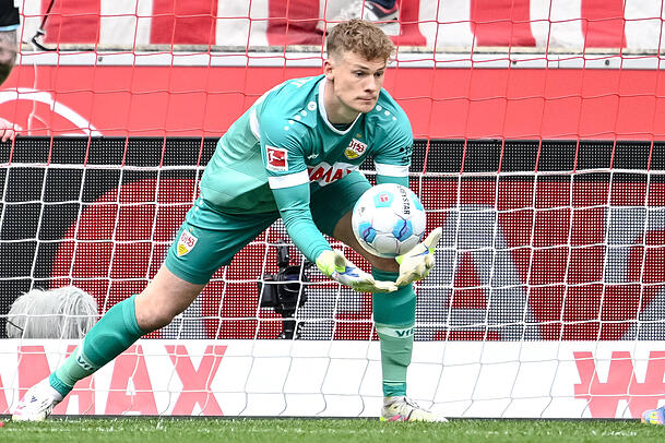Beim VfB Stuttgart mit Höhen und Tiefen: Alexander Nübel. Beim VfB Stuttgart mit Höhen und Tiefen: Alexander Nübel.