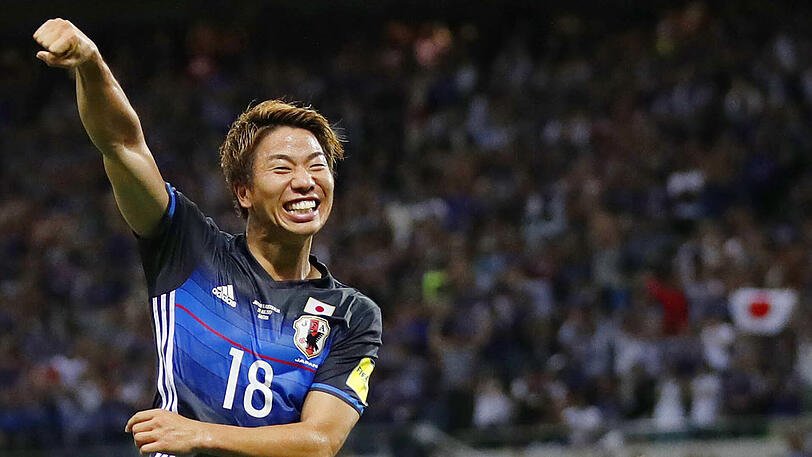 Takuma Asano brachte die Japaner in der 41. Minute in Führung.