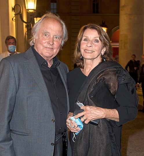 Schauspielerin Senta Berger und Ehemann, Regisseur Michael Verhoeven.