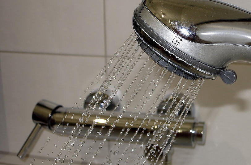Nicht immer kommt aus der Dusche auch Wasser.