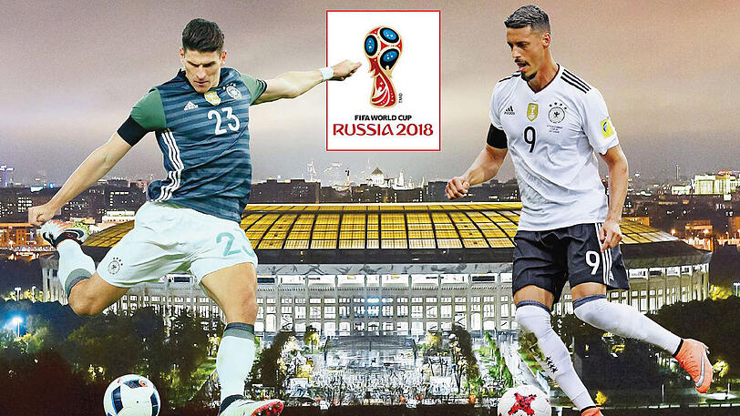 "Sie sind wie Brüder", sagt Miroslav Klose, Assistent von Bundestrainer Joachim Löw, über die Mittelstürmer Mario Gomez (l.) und Sandro Wagner. Nur einer von den beiden wird aber zur WM fahren.