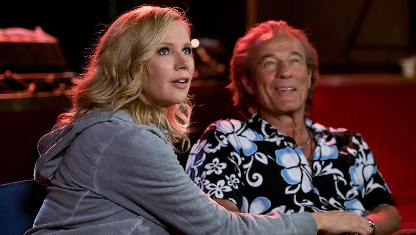 „Texte, die ich liebe“: Veronica Ferres und Heiner Lauterbach bei den Dreharbeiten zu „Unter deutschen Betten“. „Texte, die ich liebe“: Veronica Ferres und Heiner Lauterbach bei den Dreharbeiten zu „Unter deutschen Betten“.