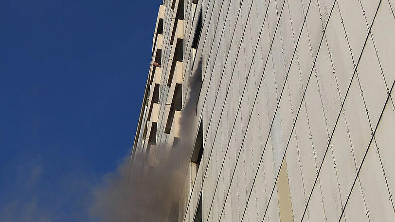 Im siebten Stock brach das Feuer aus.