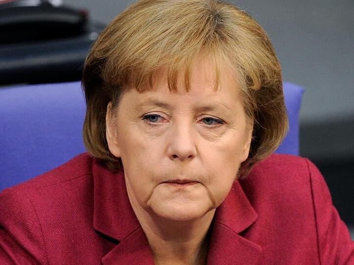Die Kanzlerin der Grausamkeiten: Angela Merkel am Tag der Sparklausur.