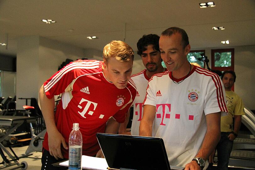 Die Bayern-Spieler im Leistungstest. Die Bilder.