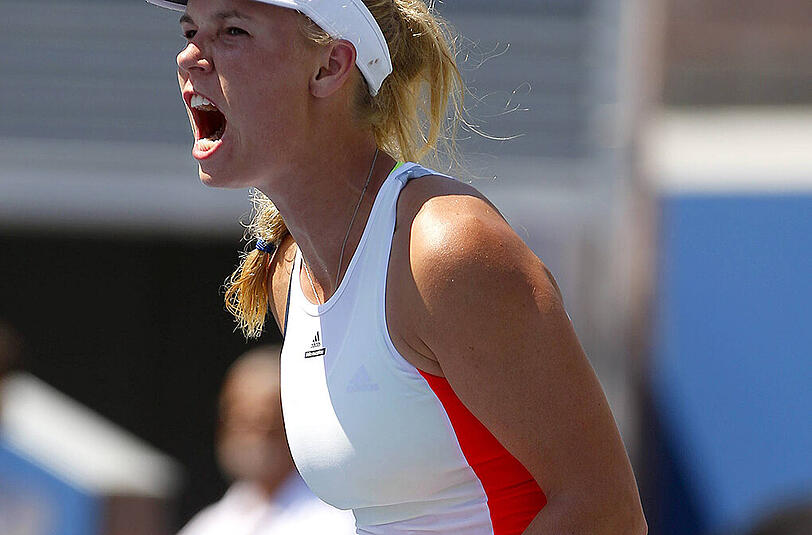 Carolina Wozniacki aus Polen.