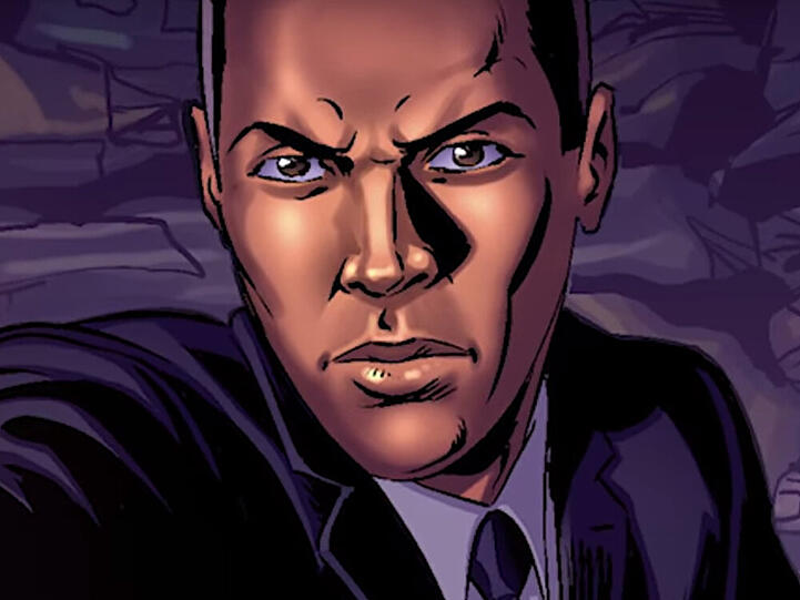 So sieht Peter Grant in den "Rivers of London"-Comics aus