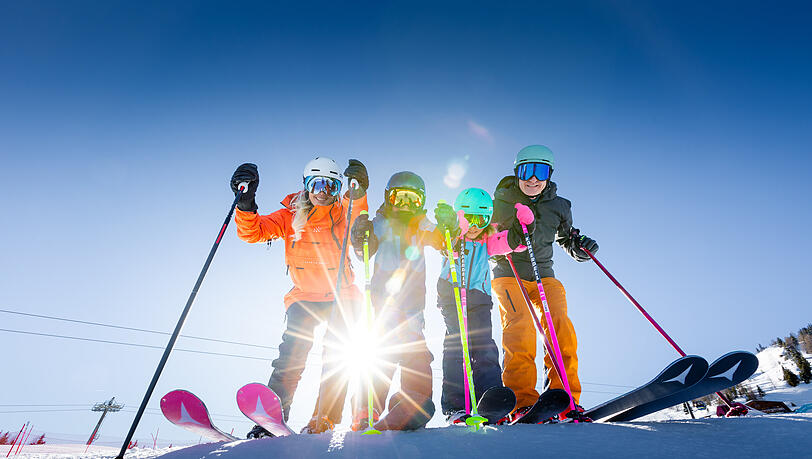 Skispaß für jedes Alter. Skispaß für jedes Alter.