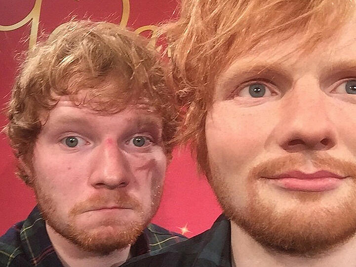 Rotschopf im Doppelpack: Ed Sheeran und seine Wachsfigur