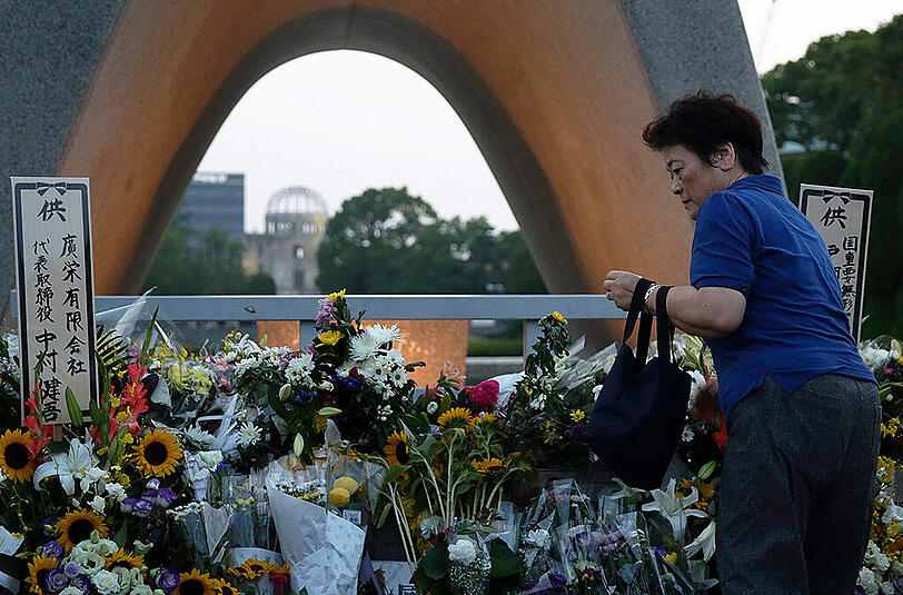 Japan gedenkt des Atombombenabwurfs auf Hiroshima vor 70 Jahren.