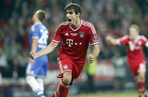 PLATZ 13: Javi Martínez - 1 Tor (1x Uefa-Supercup).