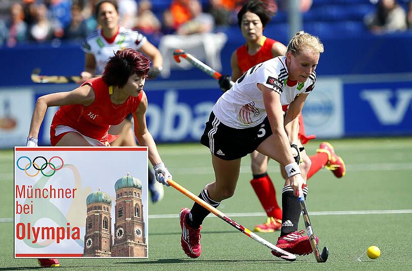 Hannah Krüger (rechts) will mit dem deutschen Team in Rio mindestens ins Viertelfinale kommen.