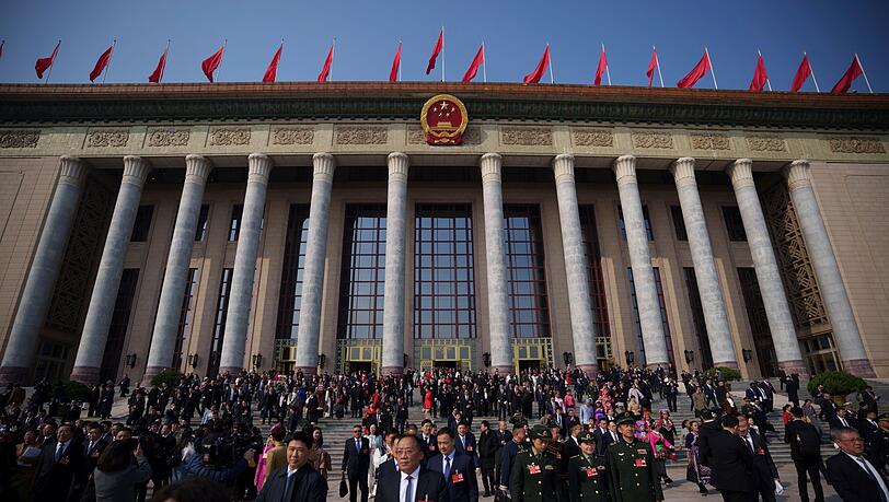 Beim Nationalen Volkskongress wird der Fünfjahresplan vorgestellt. (Symbolbild) Beim Nationalen Volkskongress wird der Fünfjahresplan vorgestellt. (Symbolbild)