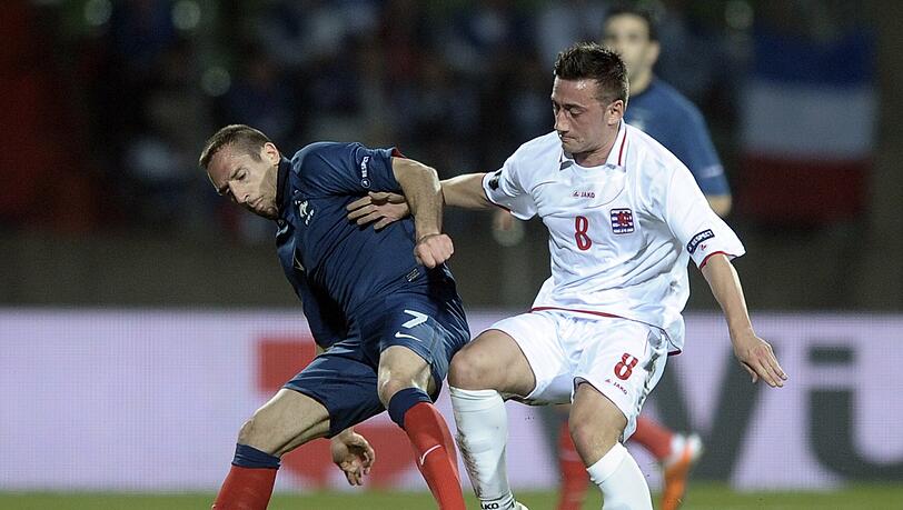 Franck Ribéry: Zurück in der "Equipe Tricolore". Franck Ribéry: Zurück in der "Equipe Tricolore".