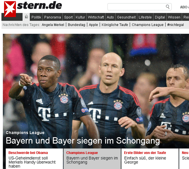 Internationale Stimmen: FC Bayern gegen Pilzen: Pressestimmen: Ribery brilliert - FC Bayern - Abendzeitung München